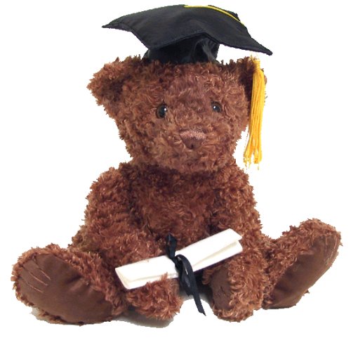 51MIRRfAVcL The Graduate Tucker Brown Teddy Bear with Diploma & Tassled Cap