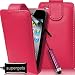 SUPERGETS� High Quality Apple Ipod Touch 4G 4TH 5G 5TH (2010,2011,2012) Generation Leather Flip Case Pink, Touch Screen Stylus And LCD Screen Protector