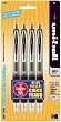 uni-ball 207 Retractable Medium-Point Gel Pens with Uni Super Ink, 4 Black Ink Pens (33960)