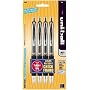 uni-ball 207 Retractable Medium-Point Gel Pens, 4 Black Ink Pens