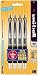 uni-ball Signo Gel 207 Retractable Roller Ball Pen, Medium, Translucent Barrel, Black Ink, 4 per Pack ( 33960PP)