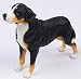 Figurine Greater Swiss Mountain Dog Hand Painted Resin