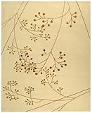 8' x 8' Safavieh SOH305B-8R Ivory/0rg Color Hand Tufted Indian 