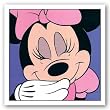 Minnie Mouse by Walt Disney 18.25"x18.25" Art Print Poster Disney