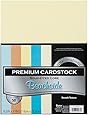 Darice GX220001 Coordination Value Cardstock, 8.5 by 11-Inch, Beachside, 50-Pack