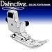 Distinctive Zig Zag "A" or "J" Sewing Machine Presser Foot With Low Shank Adaptor- Fits All Low Shank Singer, Brother, Babylock, Viking (Husky Series), Euro-Pro, Janome, Kenmore, White, Bernina (Bernette Series), New Home, Necchi, Elna and More!
