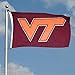 Virginia Tech Hokies Nylon Embroidered Flag