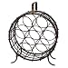Oenophilia Zanzibar 7-Bottle Circular Wine Rack - Antique Copper Finish