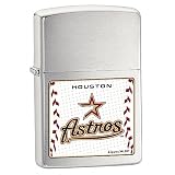 Houston Astros Brushed Chrome Lighter