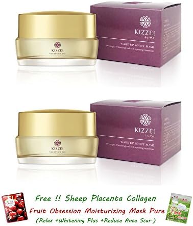 2 Units of Kizzei Wake Up White Mask 30g. [Get Free Tomato Facial Mask &amp; Ceramine UV Line Ginkgo Plus Whitening Cream 8.50ml]