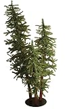 5' Natural Alpine Artificial Christmas Tree Trio Set - Unlit