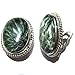 Genuine Seraphinite and Sterling Silver Symbolic title=