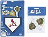 MLB St. Louis Cardinals Lay-on Cake/Cupcake Decorations