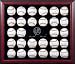 Framed 30 Baseball Logo Display Case