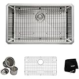 Kraus KHU100-30 30 inch Undermount Single Bowl 16 gauge Stainless Steel Kitchen Sink