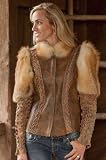 Women's Chimera Shearling Sheepskin Fur Trim