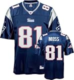Men`s New England Patriots #81 Randy Moss Team Replica Jersey - M