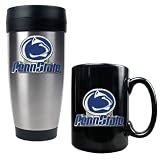 Penn State Nittany Lions NCAA Stainless Travel Tumbler And Ceramic Mug Set