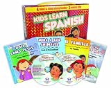 Kids Learn Spanish: 4 Book/2 Music CD Handlebox Set