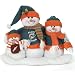 Miami Dolphins Table Top Snow Family Image