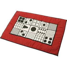 Perfectly Happy People Baby Playmat (Black and White)