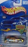 Hot Wheels 2003 032 HYUNDAI TIBURON Black w/Orange Flames Race/Win Card 1:64 Scale