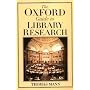 The Oxford Guide to Library Research by Thomas Mann