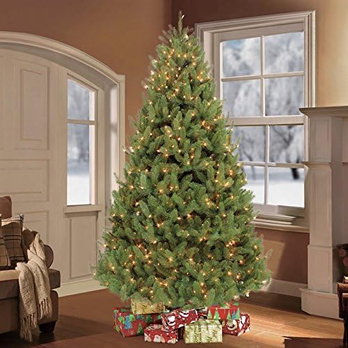 Puleo Tree Company 7.5 Pre-Lit Colorado Spruce Artificial Christmas Tree with 800 Clear UL-listed Lights