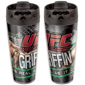 UFC Forrest Griffin 16oz Contour Travel Mug