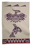 Review Faribault Mills LPNTBMULTTH21GN / Faribault Mills Thunderbird and Whale 100% Virgin Wool Jacquard Throw