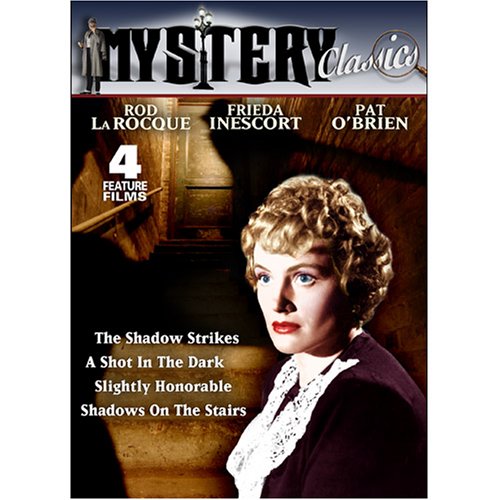 Mystery Classics (The Shadow Strikes/A Shot In The Dark/Slightly Honorable/Shadows on the Stairs) - DVD