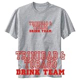 T-Shirt Heather Gray  Drink Team Trinidad & Tobago  Country
