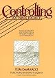 Controlling Software Projects: Management, Measurement, and Estimates