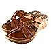 Women's Floral Deco Fashion Wedge Sandal - Slides & Thong Style