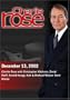 Charlie Rose with Christopher Hitchens, David Rieff, Harold Hongju Koh & Michael Walzer; Yann Martel (December 13, 2002)