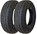 Set 2 Premium Trailer Tires 205 75 15 WINDA ST205/75R15 8-Ply LR D Steel Belted Radial w/Scuff Guard 8mm Deep Tread