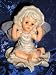 BABY FACE RESIN FLOWER BLOSSOM CAP GARDEN FAIRY FANTASY HOME DECOR FAERIE FIGURINE