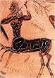 Ancient Greek CENTAURS (Centauri, Kentauroi, semi man semi horse)