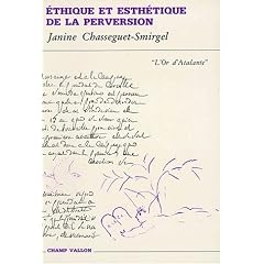 Ethique et esth�tique de la perversion