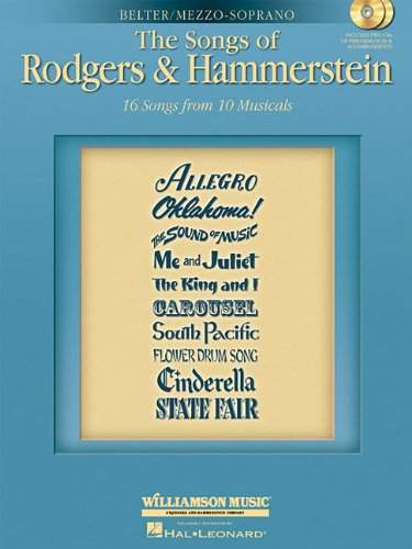 the songs of rodgers  hammerstein beltermezzo soprano with cds of performances and accompaniments book2 cd