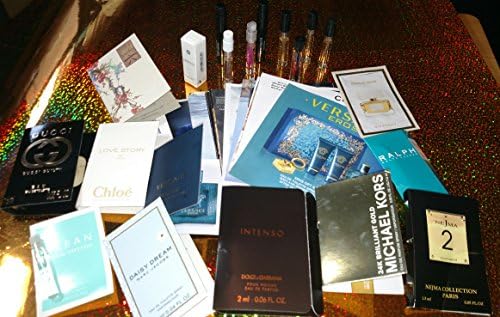 20 Piece High End Designer Men's Cologne and Women's Perfume Sample Vials