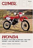 Honda: XL/XR250. 1978-2000, XL/XR350R. 1983-1985 XR200R. 1984-1985, XR250L . 1991-1996 (Clymer Motorcycle Repair) (Clymer Motorcycle Repair)