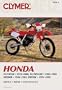 Honda: XL/XR250. 1978-2000, XL/XR350R. 1983-1985 XR200R. 1984-1985, XR250L . 1991-1996 (Clymer Motorcycle Repair)