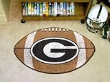 Georgia University Bulldogs Football Shaped Mat