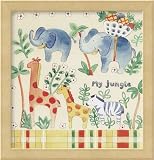 My Jungle Framed Art Print by Martine Briffox,10.2 x 10.6 Framed