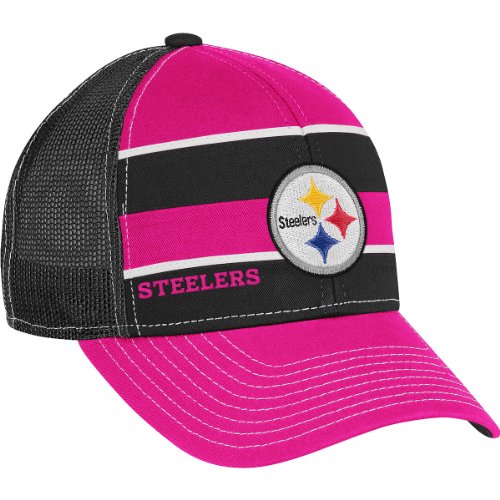Reebok Pittsburgh Steelers Women's Breast Cancer Awareness Trucker Hat Adjustable