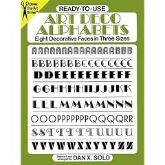 Ready-to-Use Art Deco Alphabets (Dover Clip Art)
