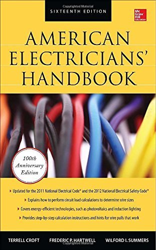 American Electricians' Handbook, Sixteenth Edition by Croft, Terrell, Hartwell, Frederic, Summers, Wilford (2013) Hardcover