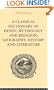 Tr�bner's Oriental Series: A Classical Dictionary of Hindu Mythology and Religion, Geography, History and Literature (Trubner's Oriental)