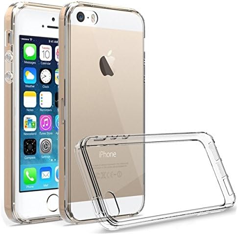 iPhone SE Case,iPhone 5S Case,Frostory [1.8mm Ultra Shock Absorbent] [Scratch Resistant] Soft TPU Transparent Bumper Rubber Skin Cover Case for iPhone 5 / 5s / iPhone SE -Clear